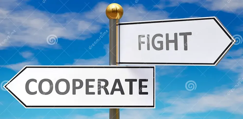 Fight of cooperate